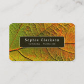 Leaf Veins, Rustic Visitekaartje (Voorkant)