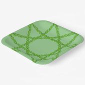 Leaf Vine Border van Kenneth Yoncich Papieren Bordje (Gebogen)