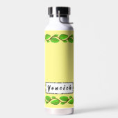 Leaf Vine Border van Kenneth Yoncich Waterfles (Links)