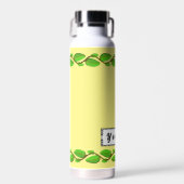 Leaf Vine Border van Kenneth Yoncich Waterfles (Voorkant)