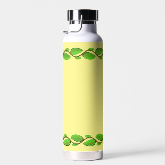 Leaf Vine Border van Kenneth Yoncich Waterfles (Rechts)