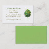 Leaf Visitekaartje (Voorkant / Achterkant)