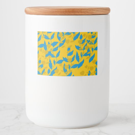 Leaf Voedselcontainer Etiket (Voorkant)