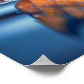 Leaf Water Kalm Tranquil Natuur Vreedzaam Seizoen Poster (Hoek)