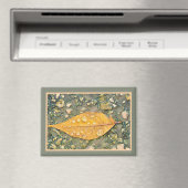 LEAF WITH RAINDROPS Magnet (Insitu (Vaatwasser))