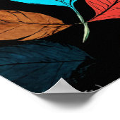 Leaf Woman: Tranquil Essence Poster (Hoek)