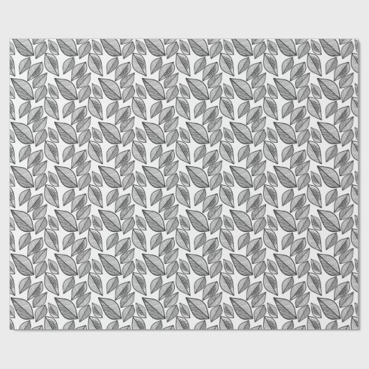 Leaf Wrapping Paper Cadeaupapier (Vlak)