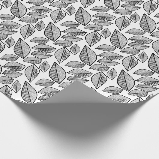 Leaf Wrapping Paper Cadeaupapier (Hoek)