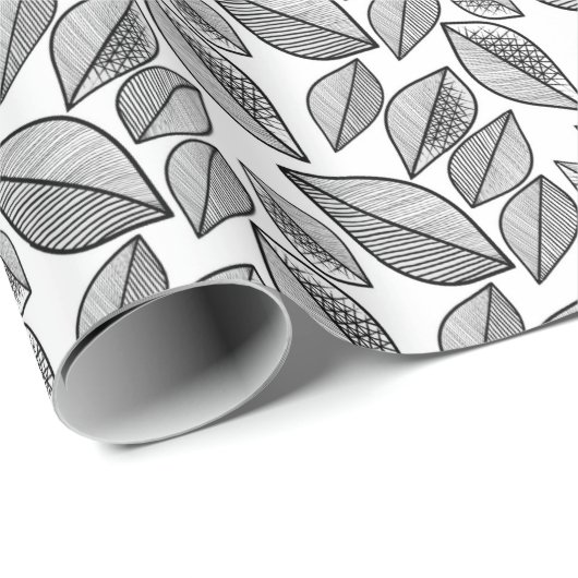 Leaf Wrapping Paper Cadeaupapier (Rol Hoek)