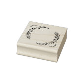 Leaf Wreath Rubber Stamp Rubberstempel (Stempel)