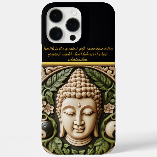 Leaf & Yin Yang Carving | AI Art Case-Mate iPhone Case (Achterkant)