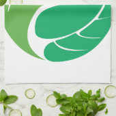 Leaf Yin Yang Theedoek (Gevouwen)