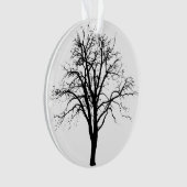 Leafless Tree in Winter Silhouette Ornament (voorkant)