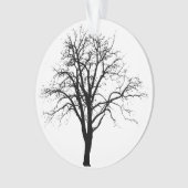 Leafless Tree in Winter Silhouette Ornament (voorkant)