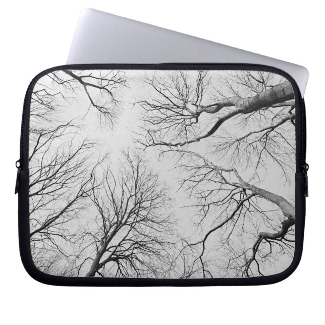 Leafless Trees in Thiepval Wood Laptop Sleeve (Voorkant)