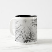 Leafless Trees in Thiepval Wood Tweekleurige Koffiemok (Voorkant links)