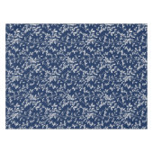 Leafline Spread Navy Wit Tafelkleed (Voorkant (Horizontaal))