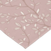 Leafline Spread Stof Dusty Rose Zachte Klei Tafelkleed (Gekanteld)