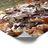 "Leafpile Fun" Poster (Hoek)