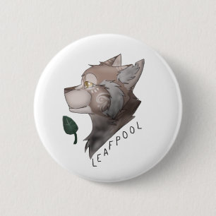 Leafpool Warrior Cats Pin Ronde Button 5,7 Cm