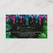 Leafs Glitter Wax Epilation Pink Depilation Tropic Visitekaartje (Achterkant)