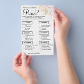 Leafs Wat is er in je tas Shower-game-kaart? Flyer (Hand)