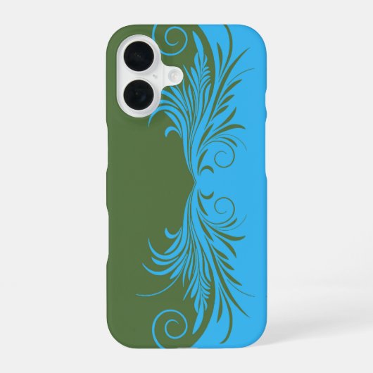 Leafy 1 iPhone 16 hoesje (Achterkant)
