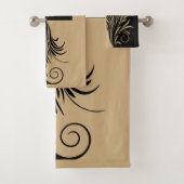 Leafy 8 bad handdoek (Insitu)