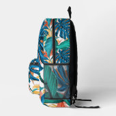Leafy Backpack Bedrukte Rugzak (Rechts)