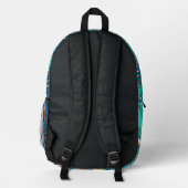 Leafy Backpack Bedrukte Rugzak (Achterkant)