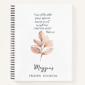 Leafy Bible Verse Prayer Journal Notitieboek (Voorkant)