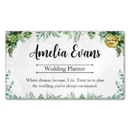 Leafy Botanical Blend Visitekaartje Magnetisch Visitekaartje