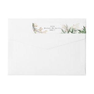Leafy Botanical Eucalyptus Elegant Greenery Moss