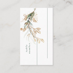 Leafy Botanical Eucalyptus Modern Greenery Branch Plaatskaartje