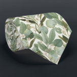 Leafy Botanical Garden Pattern Stropdas<br><div class="desc">A fresh leafy botanical pattern featuring layered greenery and delicate blossoms. This calm nature-inspired design is perfect for spring events,  garden celebrations,  modern styling,  and thoughtful seasonal gifts.</div>