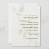 Leafy Botanical Natural Garden Wedding Kaart (Voorkant)