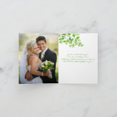 Leafy Branch Sun Spots PHOTO Dank je wel Bedankkaart (Binnen)