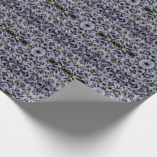 Leafy Creeping Vine Drawing Pattern With Pastels Cadeaupapier (Hoek)