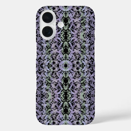 Leafy Creeping Vine Drawing Pattern With Pastels Case-Mate iPhone Case (Achterkant)