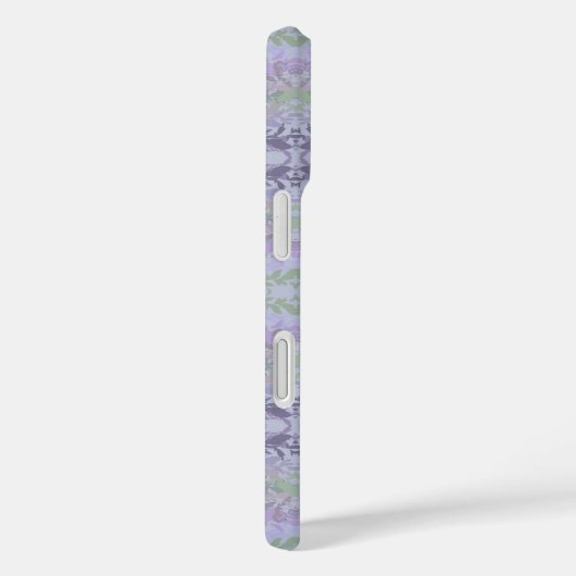 Leafy Creeping Vine Drawing Pattern With Pastels Case-Mate iPhone Case (Achterkant / Rechts)