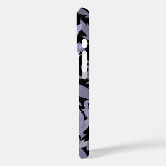 Leafy Creeping Vine Drawing Pattern With Pastels Case-Mate iPhone Case (Achterkant / Links)