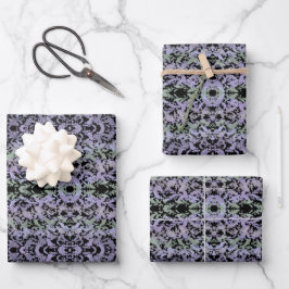 Leafy Creeping Vine Drawing Pattern With Pastels Inpakpapier Vel