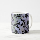 Leafy Creeping Vine Drawing Pattern With Pastels Koffiemok (Voorkant rechts)