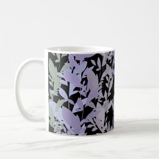 Leafy Creeping Vine Drawing Pattern With Pastels Koffiemok (Links)