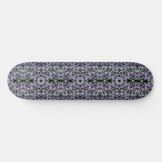 Leafy Creeping Vine Drawing Pattern With Pastels Persoonlijk Skateboard (Horizontaal)