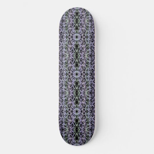 Leafy Creeping Vine Drawing Pattern With Pastels Persoonlijk Skateboard (Voorkant)