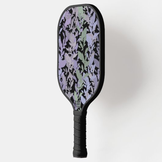 Leafy Creeping Vine Drawing Pattern With Pastels Pickleball Paddle (Links)