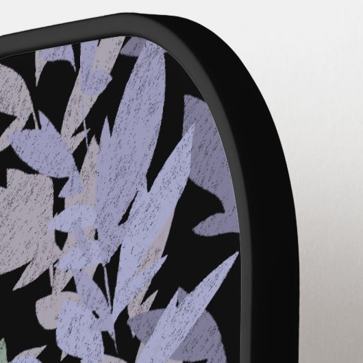 Leafy Creeping Vine Drawing Pattern With Pastels Pickleball Paddle (Links Detail)