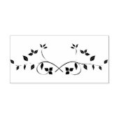 Leafy Divider Rubber Art Stamp Rubberstempel (Afrduk)