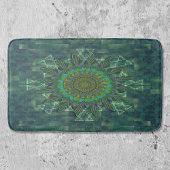 Leafy floral square stick puzzle parameterbepaling badmat